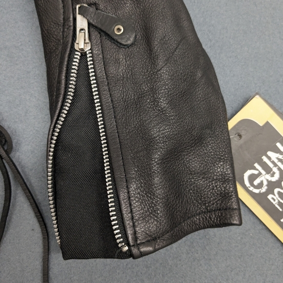 Milwaukee Riders Women's Leather Biker Jacket Size XL Asymmetrical - Picture 6 of 16